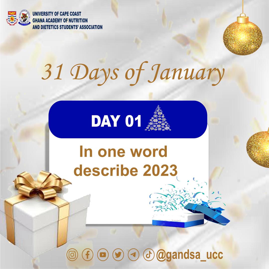 It's never too late to share our monthly challenge for the day, Let's get the word out. Embark on a year of nourishment and knowledge! 
Join our Nutrition and Dietetics Challenge Calendar and make every day a step towards a healthieryou.#NutritionJourney2024'.  #GANDSAUCC