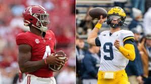 TanerHarrel's tweet photo. College Playoff Game 1 Prediction 

Michigan 26
Alabama 20 

#HarrelSports #CFBPlayoff #GoBlue  #RollTide https://t.co/MXV6JspgNG