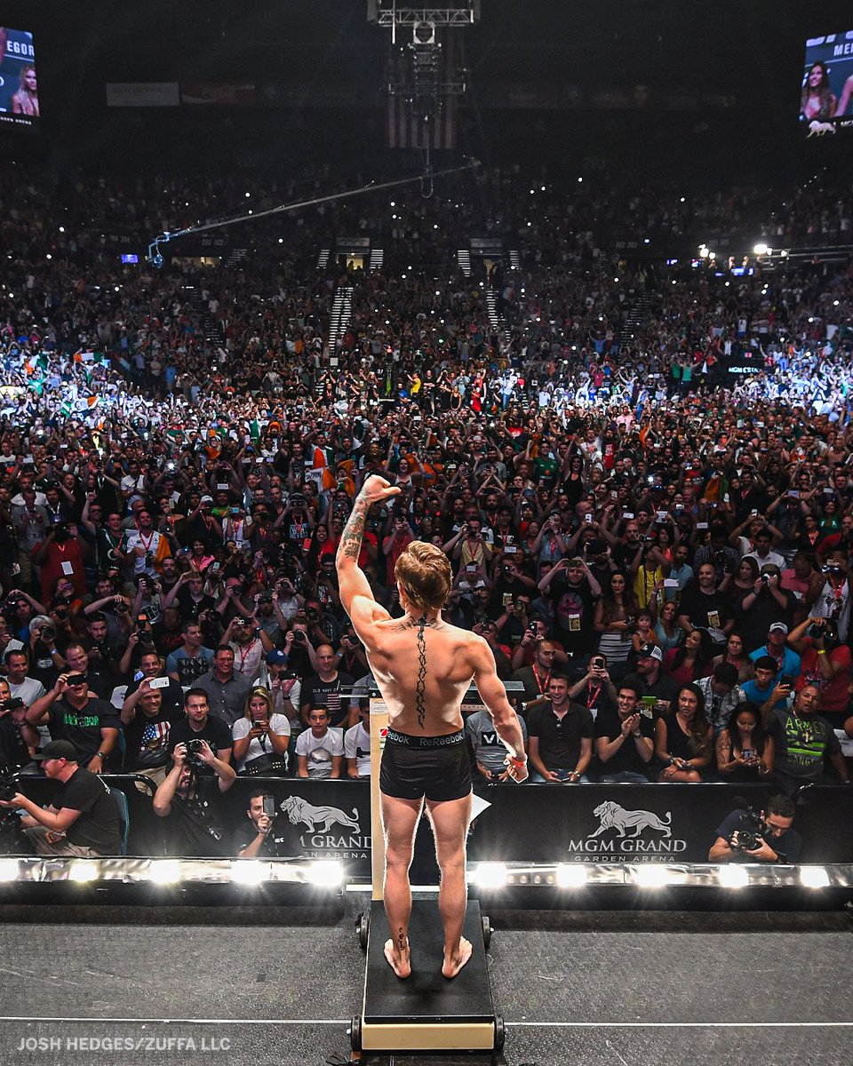 When Conor McGregor packed an arena for his weigh-in ahead of his first UFC title fight in 2015 🔥 THE SCENES 🙌