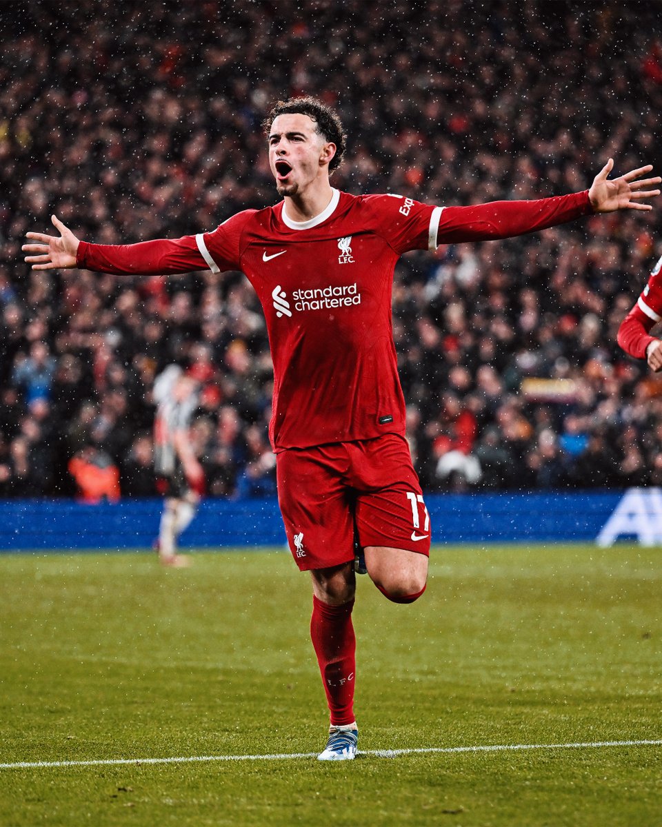 LFC's tweet photo. Curtis Jones tonight 🔥 https://t.co/H1Z71Occ5S