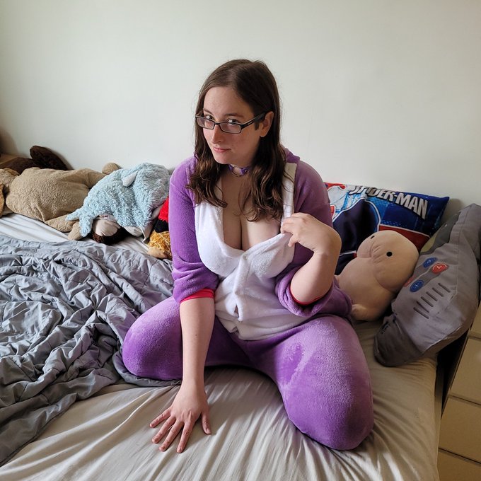 Today I posted a video of me jacking off while wearing this purple unicorn kigurumi (with my tiddies<a href="/tag/blackdress"class="tags"><span>#blackdress</span></a><a href="/tag/hashtag"class="tags"><span>#hashtag</span></a><a href="/tag/trans"class="tags"><span>#trans</span></a><a href="/tag/clevage"class="tags"><span>#clevage</span></a><a href="/tag/transgirl"class="tags"><span>#transgirl</span></a>
