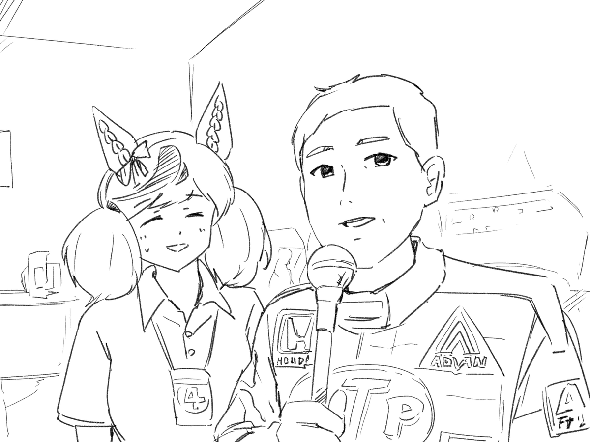 ソレを受けて描かせて頂いた 