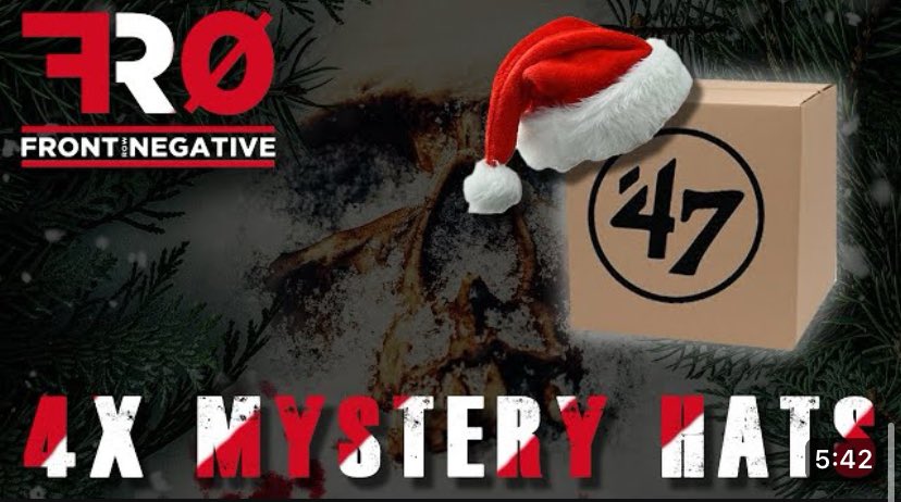 TheSuicidefoxx's tweet image. The last 3 unboxing videos of 2023! Watch as I unbox mystery swag boxes from @47 @FindlayHats and Body Count Clothing. See if I got some cool items to close out 2023 with or a bunch of regrettable purchases. 

#frontrownegative #unboxing 

youtu.be/TAjM8N53VX4?si…
