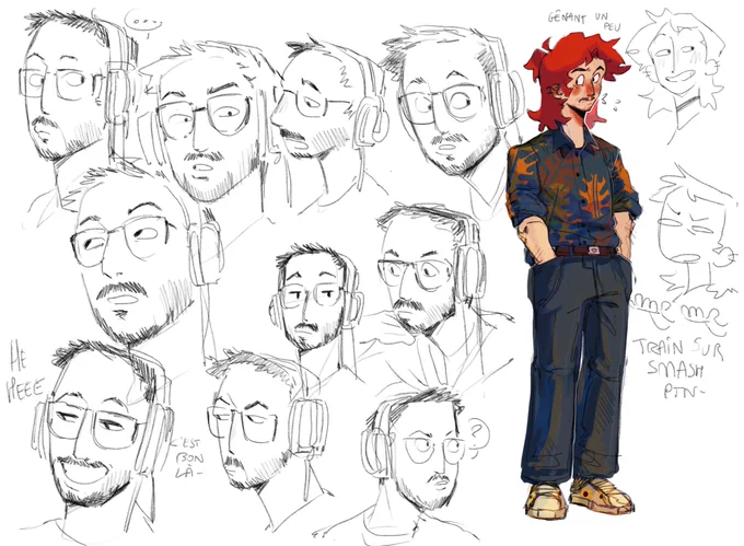 Je fais des sketch et je dessine etoiles paske m ennuie (il est dans le coin de mon écran le bro me distrait)
Faut que je me train encore plus sur smash ptn mais g repris totk ça sidequest dur 