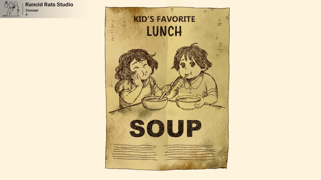 StudioRatelots's tweet photo. These are some props designs! There’s the ad Dhed hold in the beginning of the short, his bundle and the cauldron in which he will cook the soup! (Français en thread)! 1,2 : @keiidakamya 3: @guillm_art  #propsdesign https://t.co/kMdsifamaK