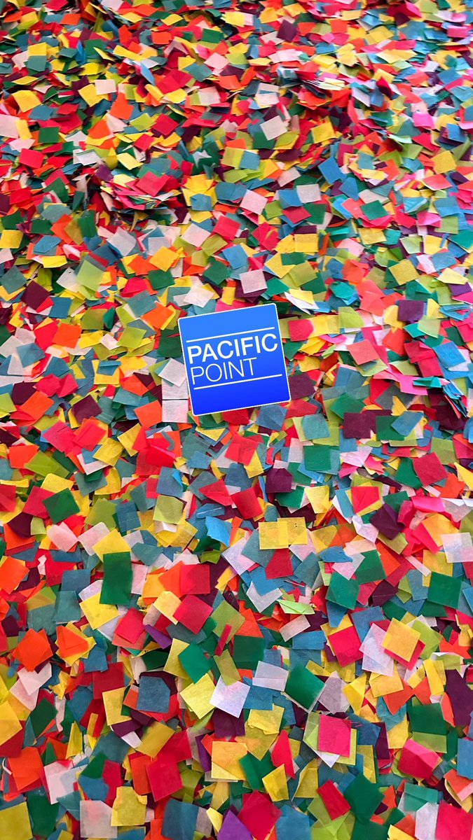 PacificPoint's tweet photo. We are knee-deep in confetti starting 2024!  #happynewyear https://t.co/7w1h5VXg2D