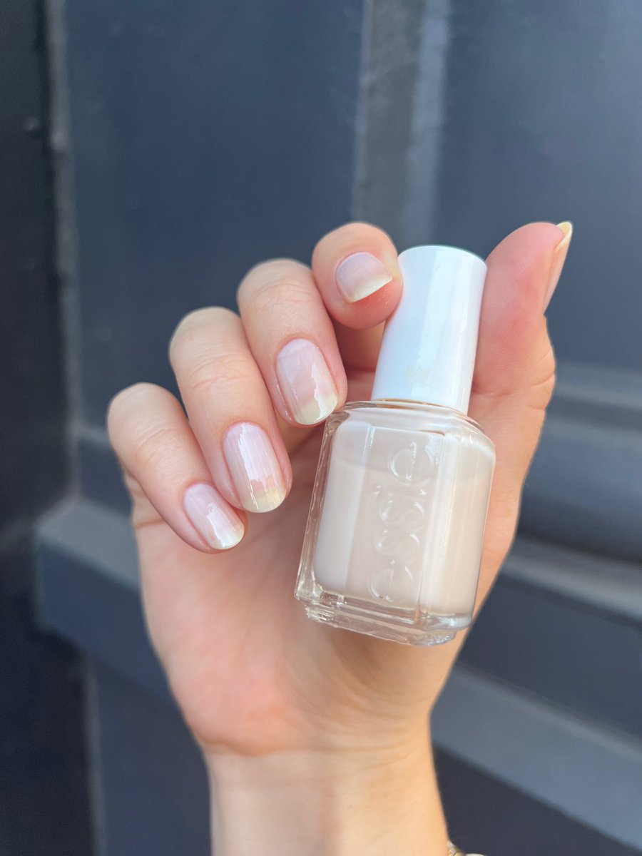 fresh nails for a fresh start! 🤍 of course we’re bringing in the new year with ‘ballet slippers’ 🩰