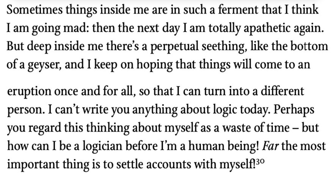 Ludwig Wittgenstein, in a letter to Bertrand Russell