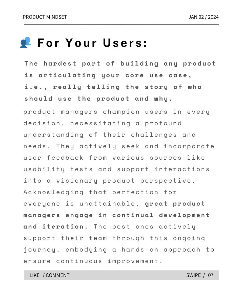 Product Mindset tweet media