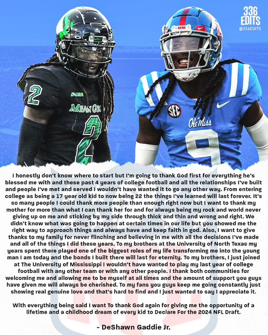 DeShawn Gaddie Jr. tweet media