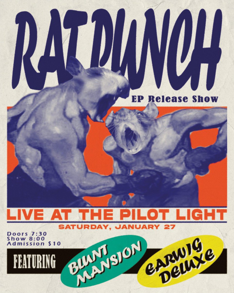 RATPUNCH's tweet photo. Dropping off a new ep and saying good night to our MVP guitarist soon https://t.co/h0mr3dPQcV