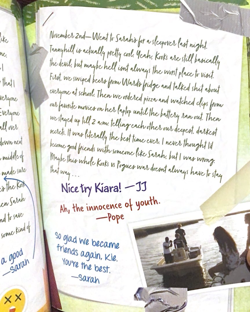 thinkerkiarah's tweet photo. some kiarah moments from the obx book <3 https://t.co/6aIuMUNgAT