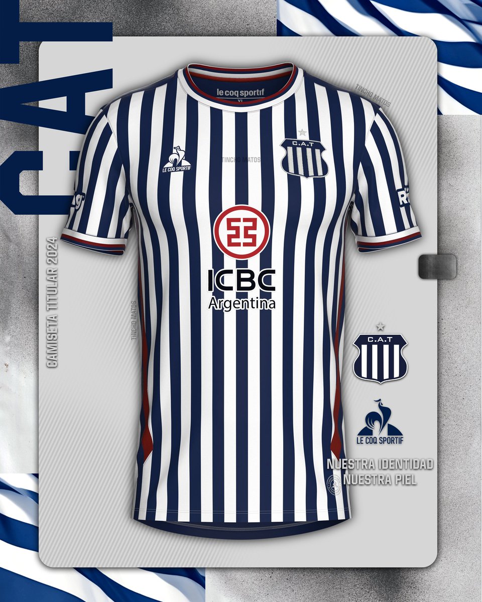 TimatSport's tweet photo. #NuestraIdentidadNuestraPiel

@CATalleresdecba x @lecoqsportif_ar

[Fantasy] Camisetas Titular y Alternativa 2024

Se agradece RT y ♥️

#Talleres #LeCoqSportif https://t.co/ClN2C47HYh