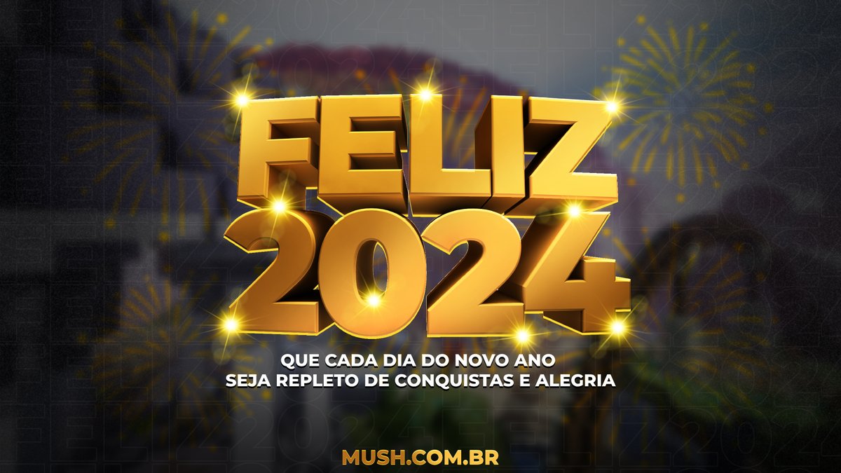🥂 FELIZ ANO NOVO

Gostaríamos de desejar um FELIZ 2024, repleto de paz, saúde, amor, sucesso e prosperidade para vocês. Que as sementes que vocês plantaram em 2023 floresçam em 2024!

Em especial devemos agradecer a todos pela preferência, apoio e confiança que depositaram no