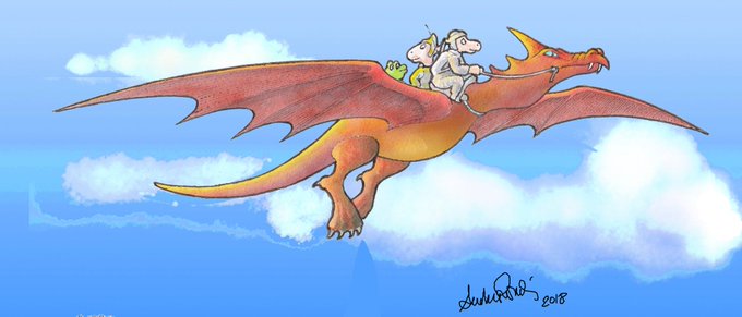 「ドラゴン 飛行」のTwitter画像/イラスト(新着)｜2ページ目