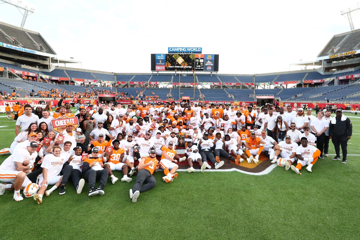 Proud of this group. The way they compete and show up every day! Awesome performance today. Whole team victory! 🍊🏆 #GBO 🍊