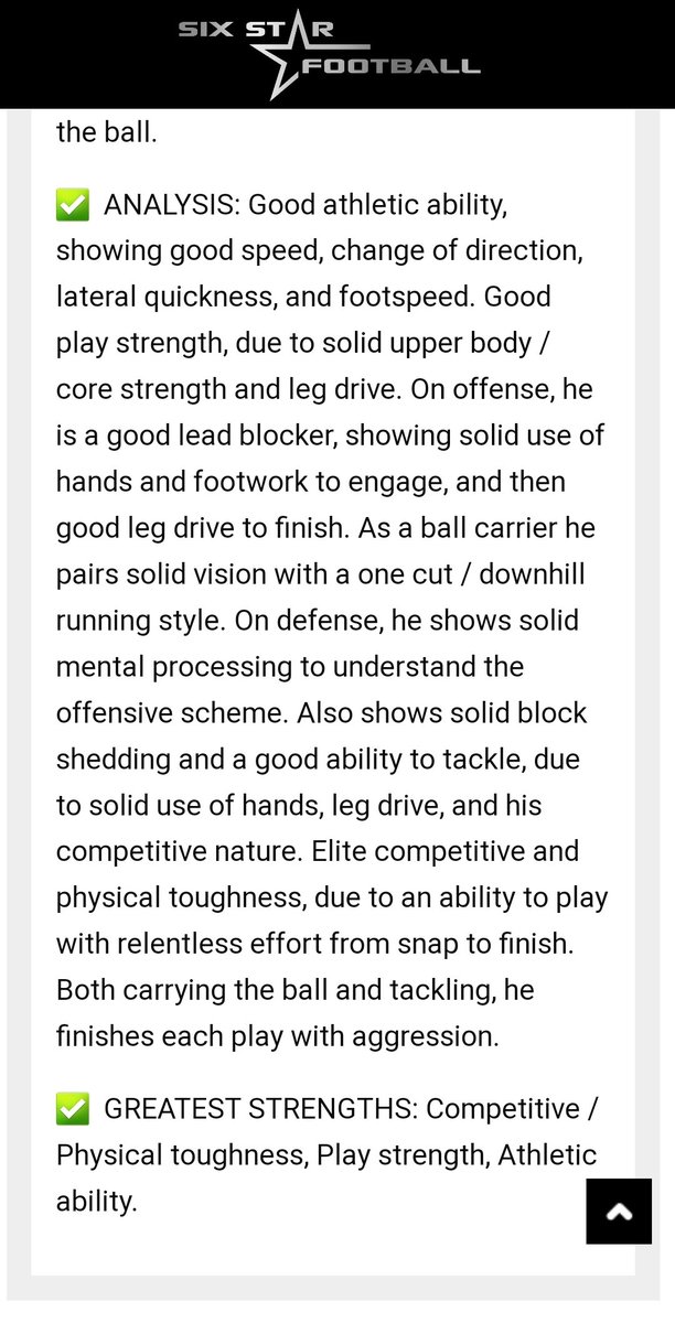 Thank you, <a href="/6starfootballKS/">Six Star Football | KANSAS</a> for the write up!