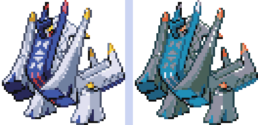 ポケモン「久々に更新! 今回のポケモン #ドット絵 は #ブリジュラス。複合金属が欲しいな」|転寝みるく(こもりみるく)🥛-ほぼ毎日更新イラストかドット絵のイラスト