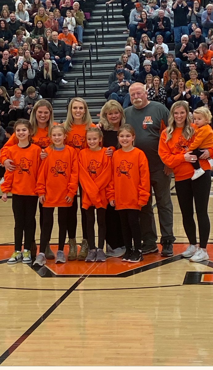 Thank you <a href="/MHDSpudHistory/">Moorhead Spud History</a> <a href="/MHSSpuds/">Moorhead Spuds</a> for an unforgettable goodbye to our favorite gym in Minnesota! All three of us girls had the chance to “play ball” in this gym and with our Dad coaching 27 years for the spuds, we wouldn’t have missed watching the lights go out one last time!