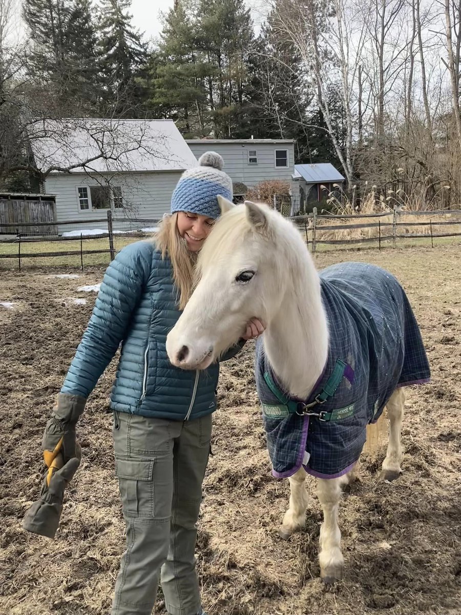 Happy New Year! I started it by feeling super sad because my dad is back in the hospital. But then I delivered a Christmas tree to our neighbor's pony, Vinny. He reminded me that in sorrow there is still joy. Still sweetness. Still love. Always love. Remember that, friends. xo