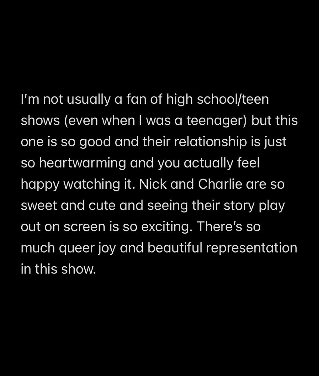 fabledfool's tweet photo. Nick &amp; Charlie (Narlie)
𝐒𝐡𝐨𝐰: Heartstopper
𝐆𝐞𝐧𝐫𝐞: Drama, Romance
𝐃𝐨 𝐓𝐡𝐞𝐲 𝐆𝐞𝐭 𝐓𝐨𝐠𝐞𝐭𝐡𝐞𝐫?: Yes! https://t.co/s7gJfbjr3V
