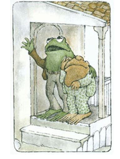 SketchesbyBoze's tweet photo. “We can begin a whole new year together,” said Frog. “We will skip through the meadows and run through the woods. In the evenings we will sit right here on this porch and count the stars.”

“You can count them,” said Toad. “I’m going back to bed.” https://t.co/6r6j5Qh0Mg