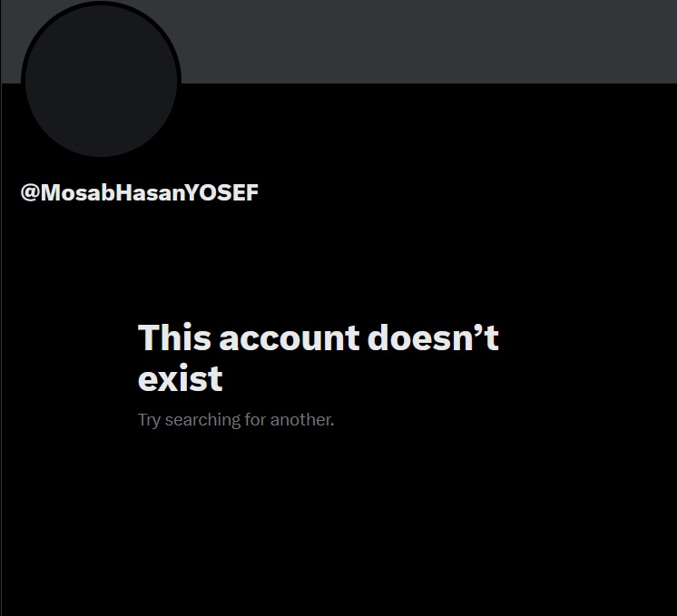 Why is Mosab Hassan Yousef gone again?