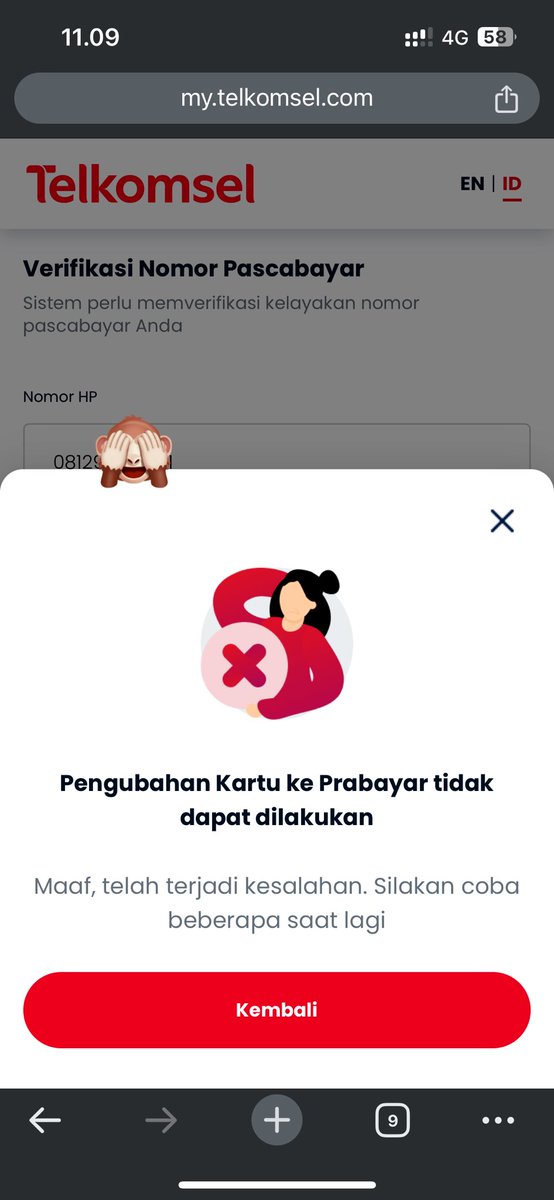 sigitsattrio's tweet photo. @Telkomsel Gak bisa gagal terus https://t.co/7luE11yoT3