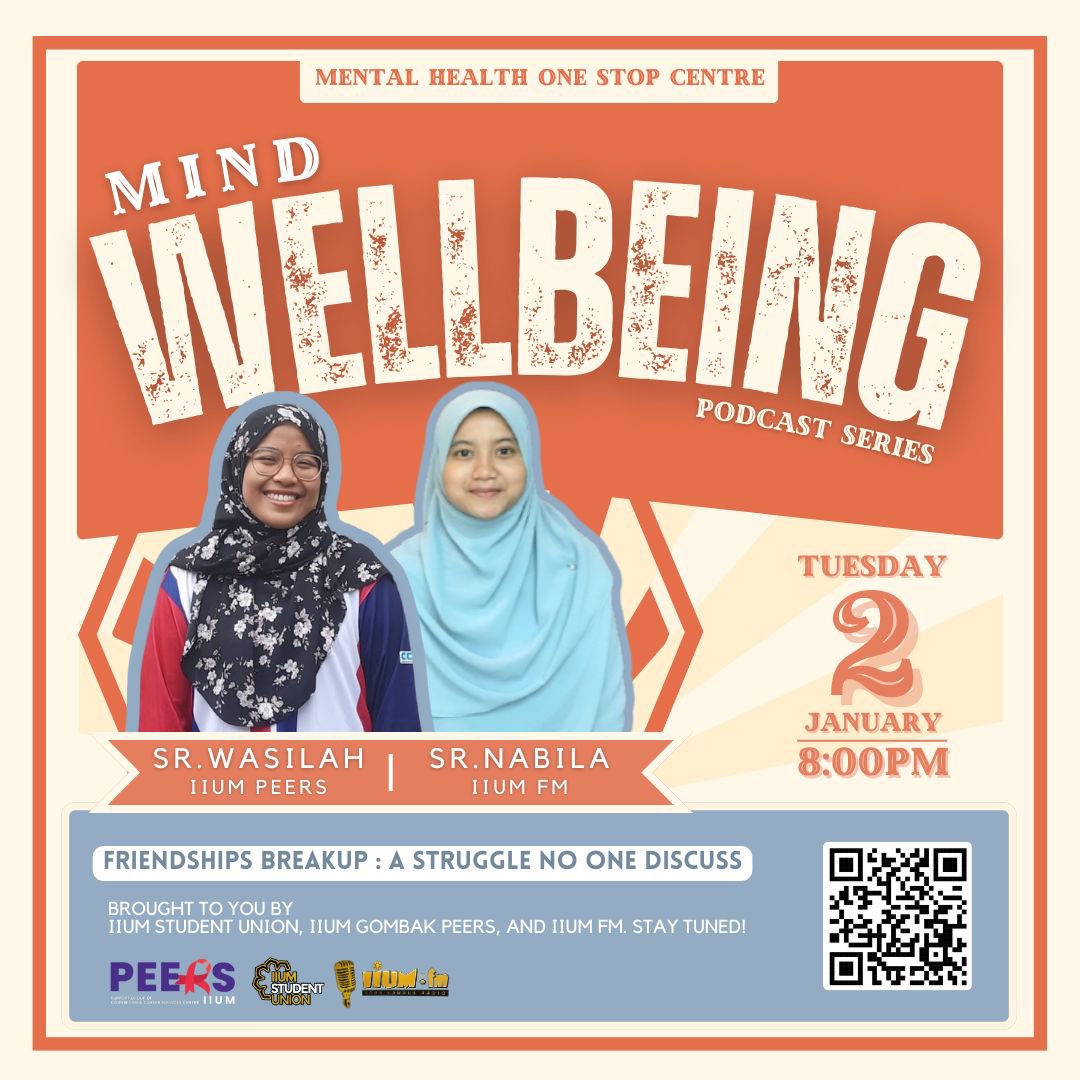iium_su's tweet photo. 🎤 [𝐌𝐈𝐍𝐃 𝐖𝐄𝐋𝐋𝐁𝐄𝐈𝐍𝐆 𝐏𝐎𝐃𝐂𝐀𝐒𝐓 𝐒𝐄𝐑𝐈𝐄𝐒]🎙

Assalamualaikum to all IIUM students 🙌✨

Happy to break the news to all of you that the MIND WELLBEING PODCAST SERIES is going live soon 🤩

Do tune in to our fifth podcast episode 🥳⭐ https://t.co/PV3LCXqQf9