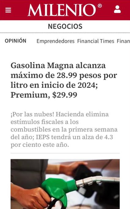RayMorenoMX's tweet photo. Lo bueno es que ya no hay gasolinazos…  ⛽️ ni corrupción, ni violencia, ni violaciones a los derechos humanos y nuestro sistema de salud es mejor que el de #Dinamarca.

#AMLO #Morena #Gasolinazo #México #Feliz2024 #AñoNuevo https://t.co/Sw3u0LXs0z