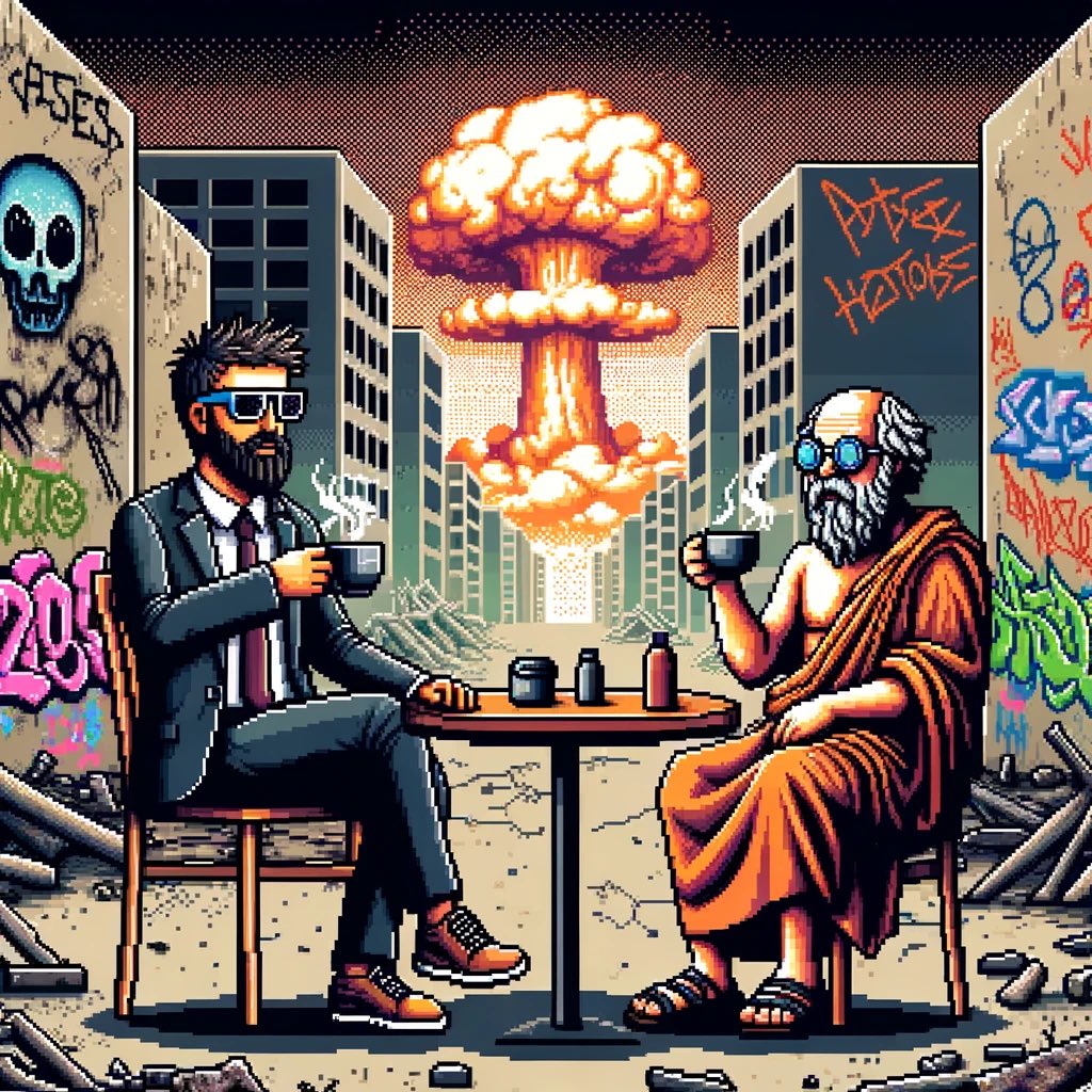 SolarPunkSteven's tweet photo. “Sipping Hemmy”

#PixelBoss #Art 2024 https://t.co/vmBXynWs39
