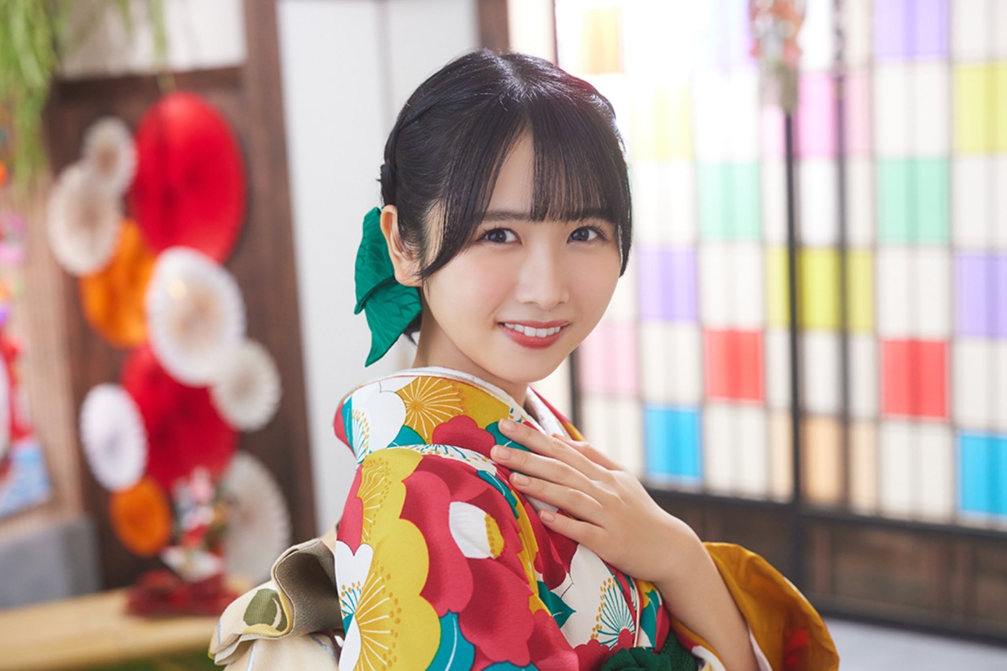 上村ひなの　2024年浴衣　サイン入り写真 上村ひなの 2024年浴衣 サイン入り写真 日向坂46 上村ひなの 浴衣