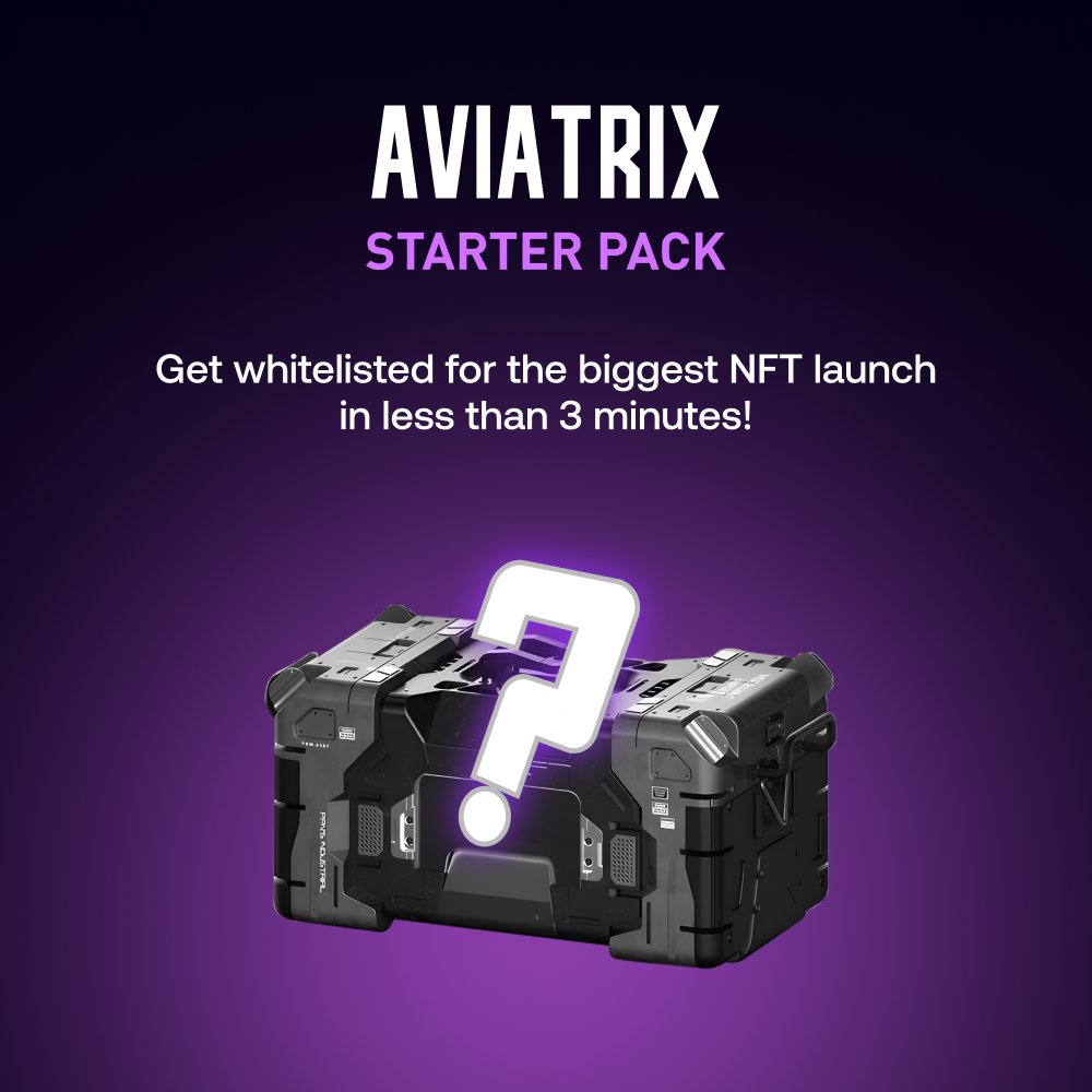 Spots for the Aviatrix Starter Pack are filling up fast! 🔥

Prepare for a groundbreaking GameFi experience as our premier collection will reshape NFTs utilization in #Web3gaming!

Uniting ownership, gamification, competitiveness and loyalty. ⛓️