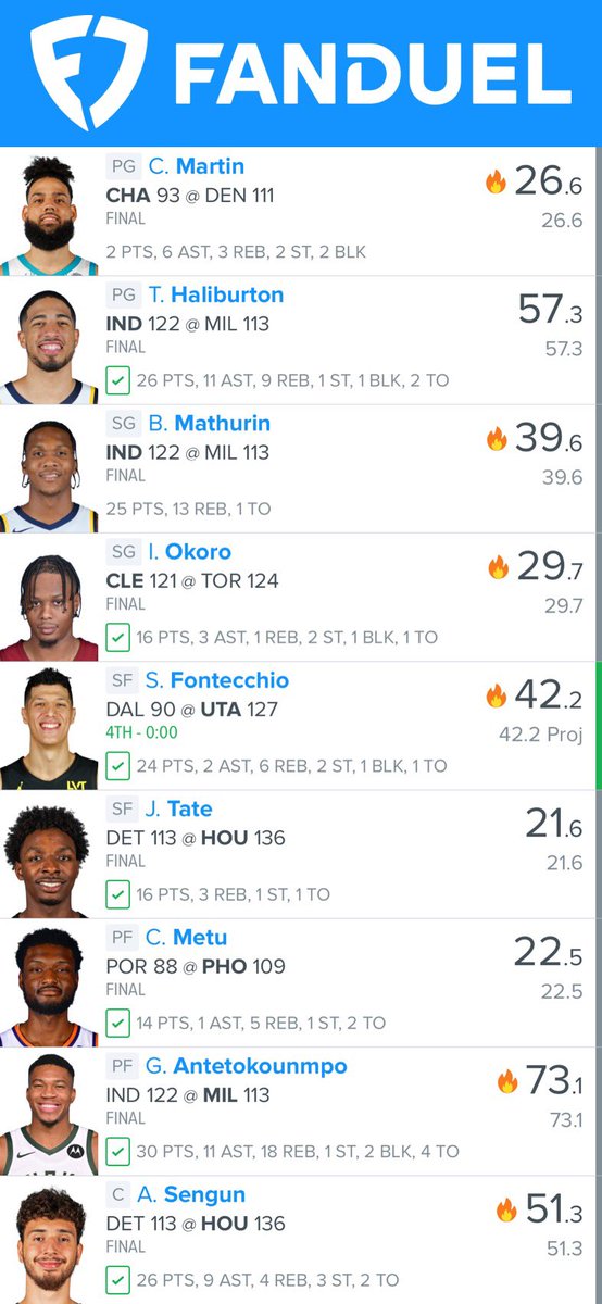 PolancosPicks's tweet image. Starting the year off right @Stokastic_Com @StokasticHOF @gehrenbergdfs @EricLindquist especially for the Nuke of the Night in Haliburton