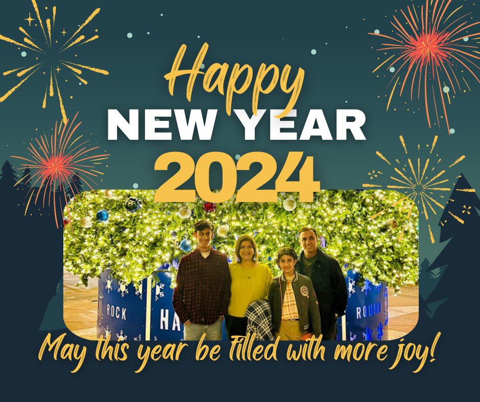 New Year Greetings to all our friends around the world! ✨