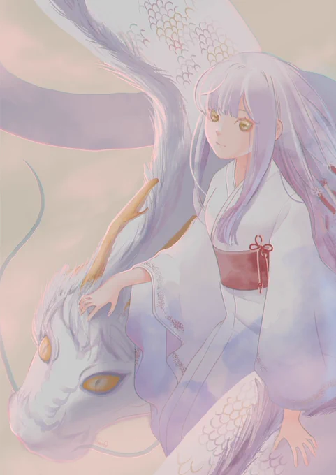 ご挨拶だけでも。今年もよろしくお願いします。#adobefresco #イラスト 