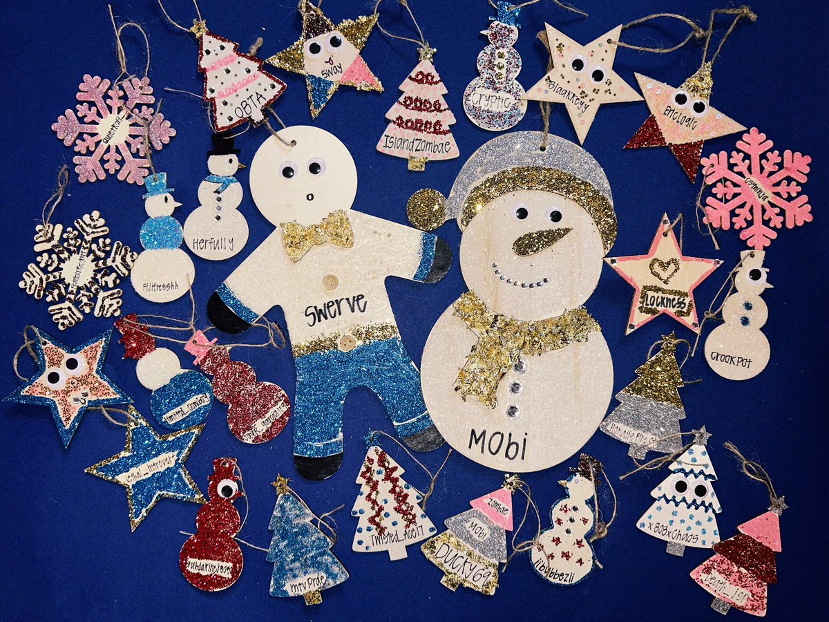 IslandZombae's tweet photo. Thank you my Zombabes for participating in the 2nd year of Sub-Mas! Everyones ornaments came out amazing! Huge shoutout to our top donators of 2023, Mobi &amp; Swerve. Thank you for supporting the streams. Thank you all for the love &amp; support. Until the next Sub-Mas, i love yall! 💙 https://t.co/jBOI19SOh4