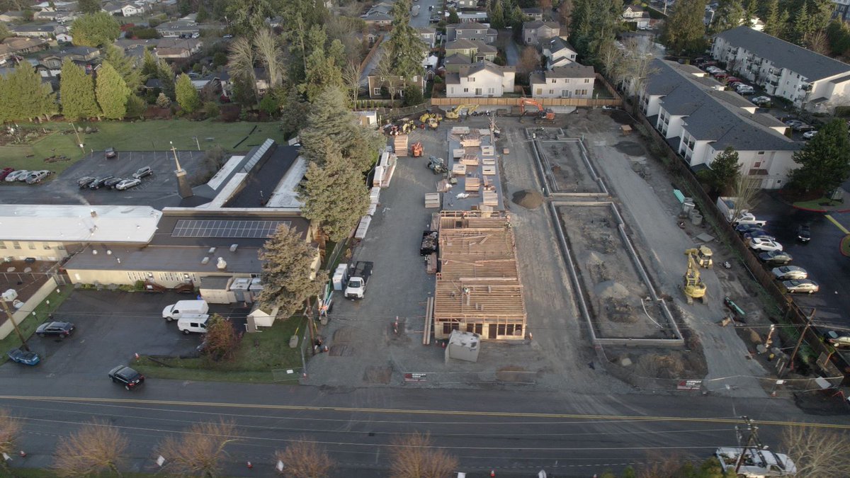 Progress continues on our Madrona Highlands housing community in Edmonds.  Thank you, Kirtley-Cole, for the drone footage.   To learn more about this vital housing community, go to housinghope.org/south-county
#hope #community #weneedhousing