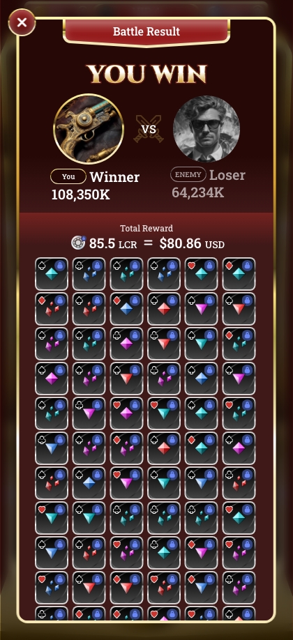pasfteacher's tweet photo. Based on level 7 gems, win against Gent and Clown. Low level gems but high level tactics hihi #blcr https://t.co/vcTEPV99Lp