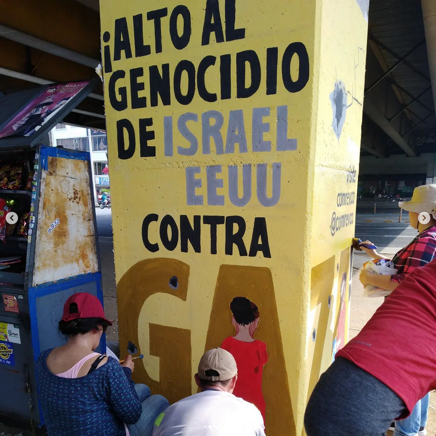 ComRevCo's tweet image. Cali, Colombia: ¡Alto al genocidio de Israel/EEUU contra #Gaza!
¡El pueblo palestino necesita una verdadera revolución, y nada menos!
#Palestina #Palestine