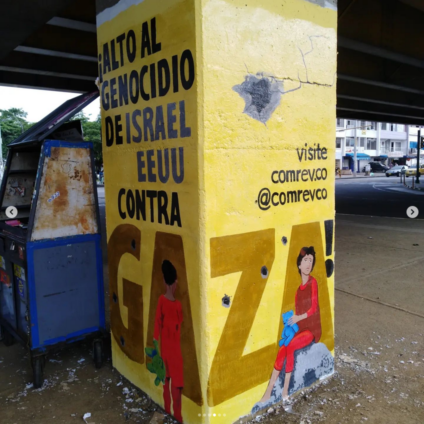ComRevCo's tweet image. Cali, Colombia: ¡Alto al genocidio de Israel/EEUU contra #Gaza!
¡El pueblo palestino necesita una verdadera revolución, y nada menos!
#Palestina #Palestine