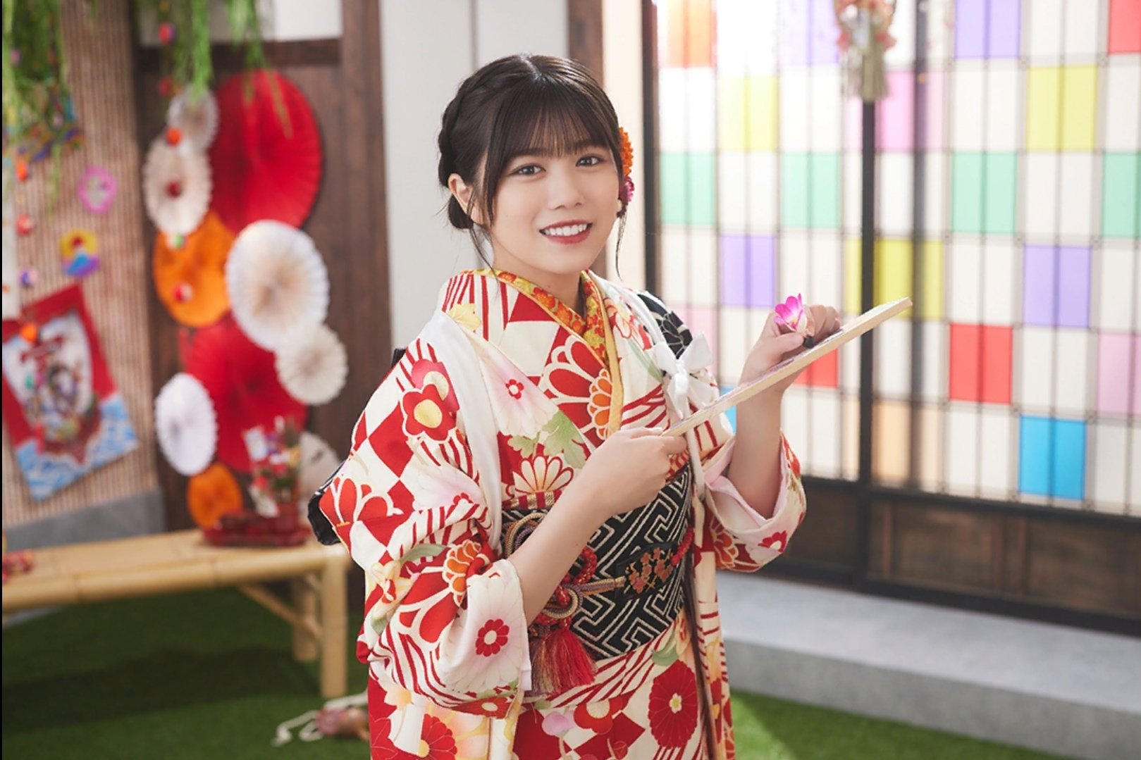 櫻坂46 生写真 2024年 浴衣 直筆サイン 幸阪茉里乃 座り - メルカリ
