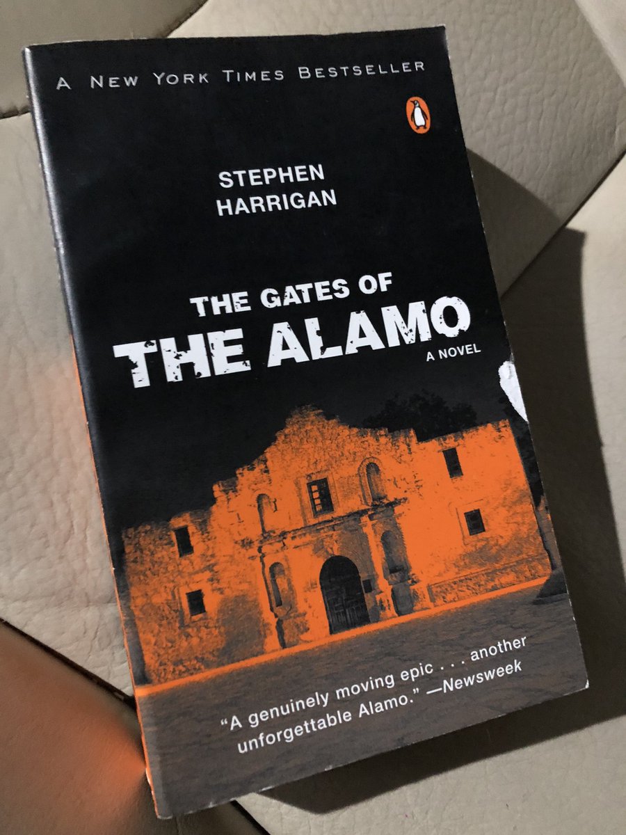 Wilson (@gavinwoltjer) on Twitter photo .<a href="/stephenharrigan/">Stephen Harrigan</a>’s THE GATES OF THE ALAMO is my chosen background read to start 2024. I’ve heard wonderful things about it. I’m really looking forward to getting lost in its 732 pages. .<a href="/stephenharrigan/">Stephen Harrigan</a>’s THE GATES OF THE ALAMO is my chosen background read to start 2024. I’ve heard wonderful things about it. I’m really looking forward to getting lost in its 732 pages.