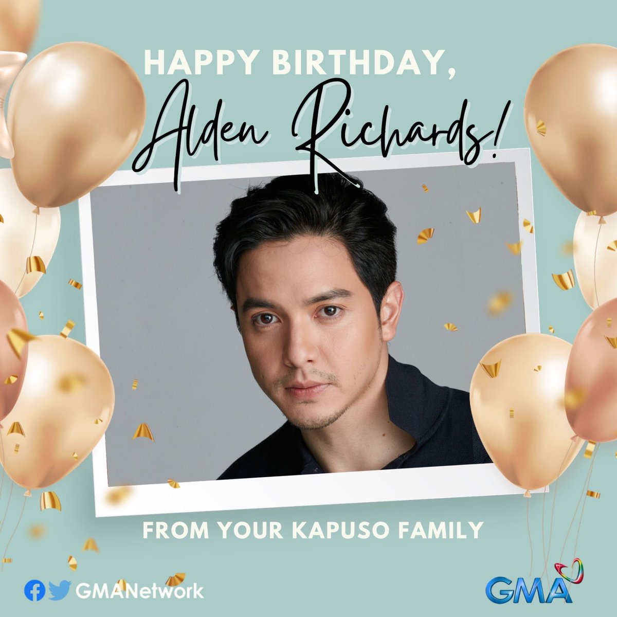 #HBDKapusoAlden! Wishing you good health, happiness and success! 🎉