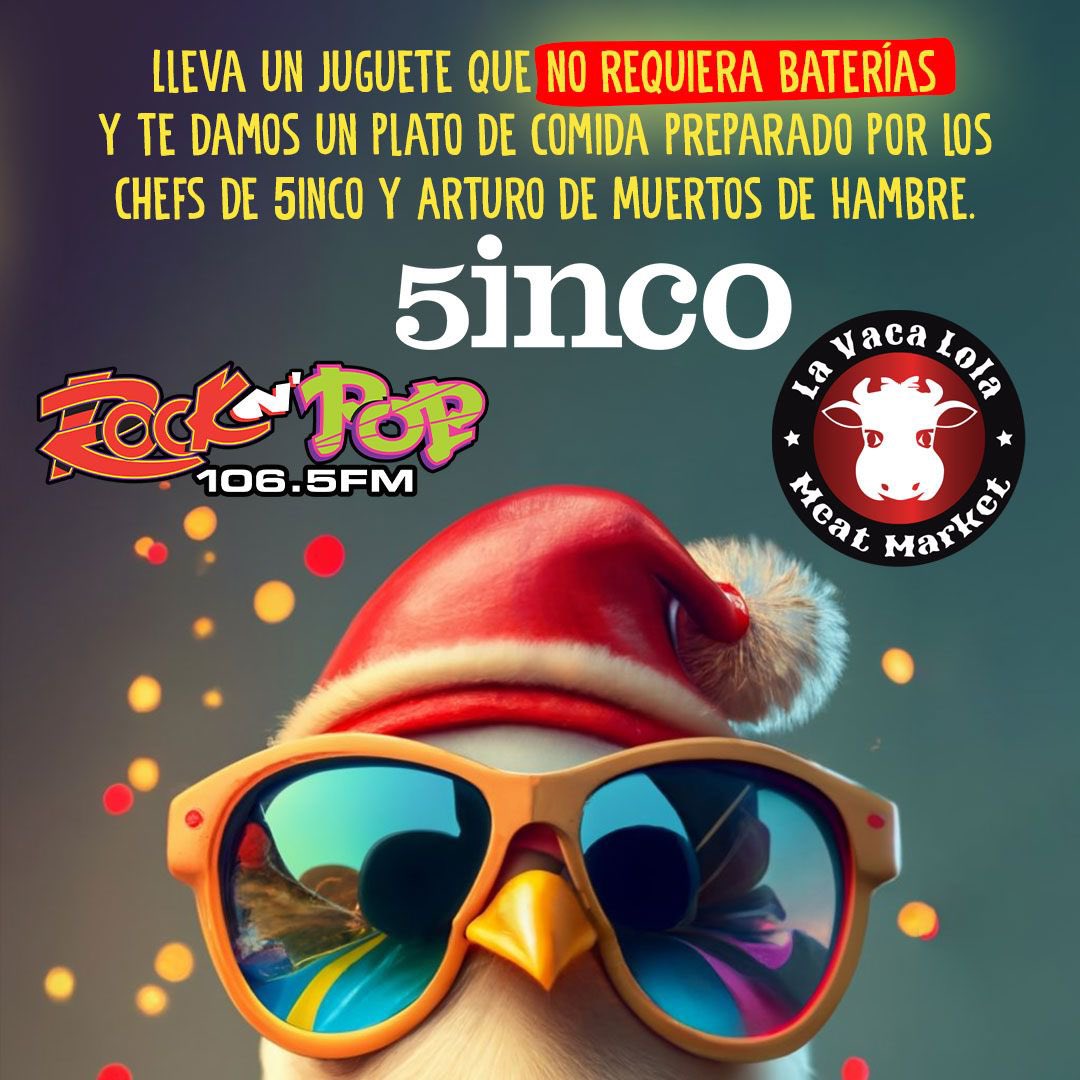 Este 4 tenemos nuestra fiesta de Navidad para recoger juguetes!