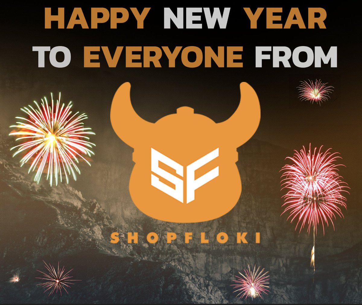 🎉 Cheers to a thrilling New Year from the #ShopFloki Vikings and family! 🥳 ⚔️ May this year be a saga of remarkable adventures and successful endeavors for all as well as the most epic Merch drops to be seen . 🛡️✨ #HappyNewYear #2024 #NewYear2024 #FLOKI