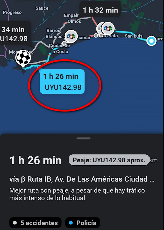 Los precios de los peajes se incrementaron este 1° de enero, #Waze ya te está mostrando la info actualizada telepeaje.com.uy/usr/data/appli…