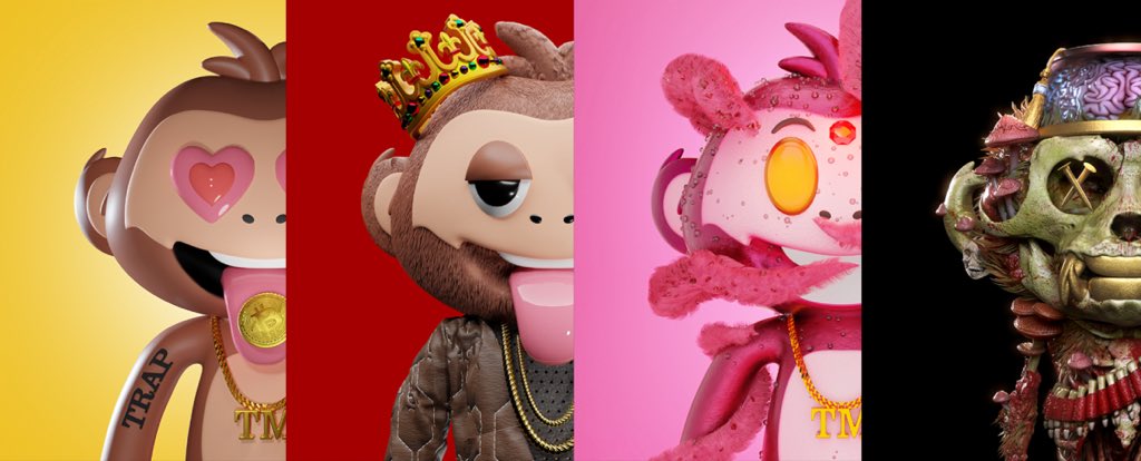 TrapMonkieNFT's tweet image. TrapGang #OrdinalsNFT Coming to the Bitcoin Block Chain. 💯 1/1 Genesis #NFTs by 💯 artists.

The investments will be 60-40, 40% for brand expenses, 60% will be controlled by the Owners of the Ordinals Genesis #TrapGang NFTs.