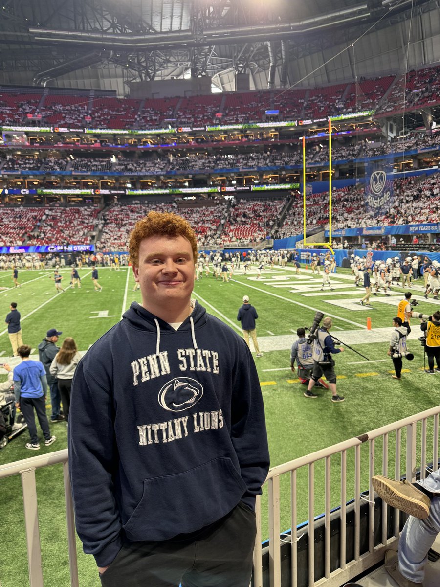 Had a great time at the Peach Bowl this weekend! Congrats to Ole Miss on the win. Happy New Year! #CFAPeachBowl