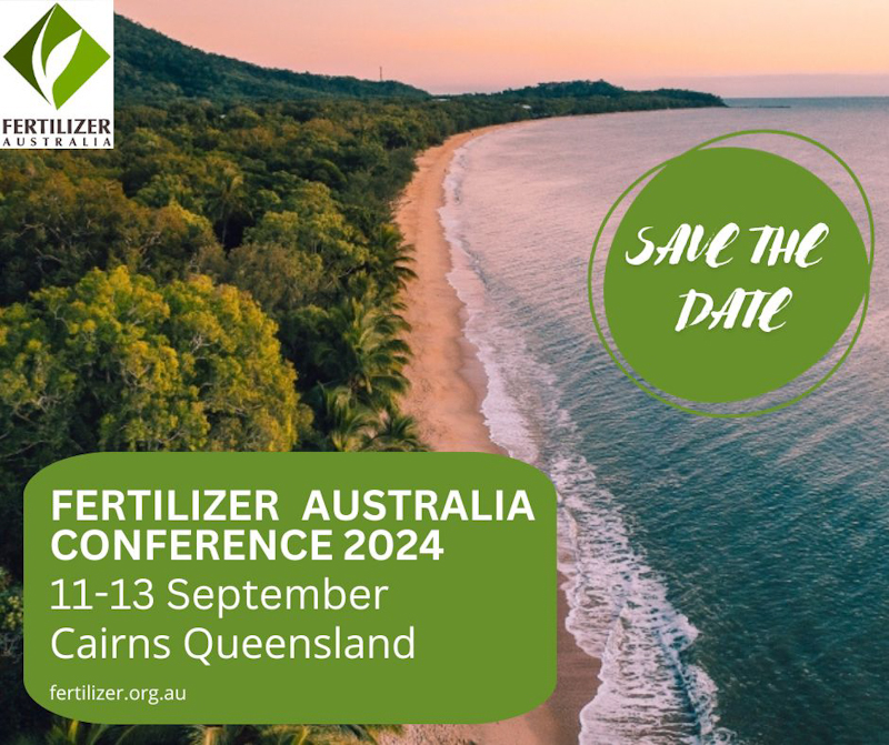 🌿 Join us in Cairns from 11-13 September for the 2024 Fertilizer Australia national conference! This year, we will explore the theme of sustaining soil health. Connect, learn, and reunite with industry peers. Keep up-to-date: bit.ly/47oxKN8 #FertilizerAus2024